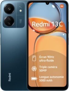 Lee más sobre el artículo <a href="https://amazon.es/dp/B0CP184K7G?tag=techbeautydeals-21" target="_blank" rel="noopener">Smartphone Xiaomi Redmi 13C con 4GB RAM y 128GB en color azul marino.</a>