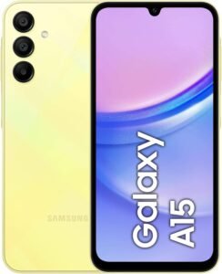 Lee más sobre el artículo <a href="https://amazon.es/dp/B0CNKVVXJK?tag=techbeautydeals-21" target="_blank">Samsung Galaxy A15: Dual SIM, 4GB RAM, 128GB, color amarillo.</a>
