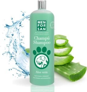Lee más sobre el artículo <a href="https://amazon.es/dp/B01980UMF0?tag=techbeautydeals-21" target="_blank">Champú natural para perros, hidrata, anti-irritante y anti-eczema.</a>