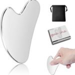 Lee más sobre el artículo <a href="https://amazon.es/dp/B09W2LJ388?tag=techbeautydeals-21" target="_blank">Herramienta de Gua Sha de acero para masaje y drenaje.</a>