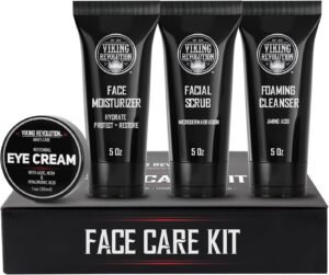 Lee más sobre el artículo <a href="https://amazon.es/dp/B097S7MYK2?tag=techbeautydeals-21" target="_blank">Kit de cuidado facial masculino: crema, scrub, espuma y contorno.</a>