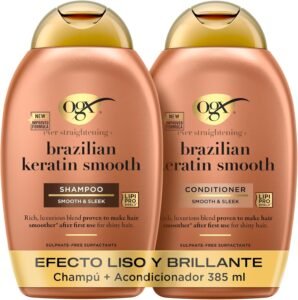 Lee más sobre el artículo <a href="https://amazon.es/dp/B0F1D7YNC6?tag=techbeautydeals-21" target="_blank">Shampoo y acondicionador para alisar, sin sulfatos, keratina añadida.</a>