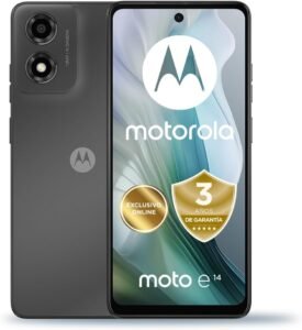 Lee más sobre el artículo <a href="https://amazon.es/dp/B0D97XWKKT?tag=techbeautydeals-21" target="_blank">Motorola Moto E14: pantalla 6.56″, 4GB RAM, cámara AI, Android 14.</a>