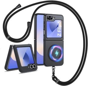 Lee más sobre el artículo <a href="https://amazon.es/dp/B0CXSPZRM6?tag=techbeautydeals-21" target="_blank">Funda magnética negra para Samsung Galaxy Z Flip, resistente y elegante.</a>