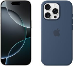 Lee más sobre el artículo <a href="https://amazon.es/dp/B0DGJT2RBB?tag=techbeautydeals-21" target="_blank">iPhone 16 Pro, 128GB, titanio blanco, funda de silicona, MagSafe.</a>