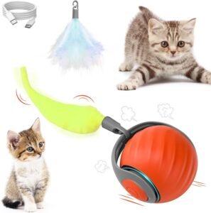 Lee más sobre el artículo <a href="https://amazon.es/dp/B0DHS4STKG?tag=techbeautydeals-21" target="_blank">Juguete interactivo para gatos, automático, con modos y cola reemplazable.</a>