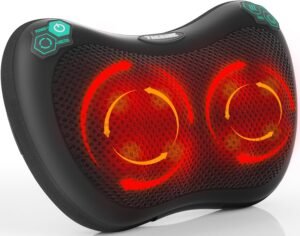 Lee más sobre el artículo <a href="https://amazon.es/dp/B0DSC87QWS?tag=techbeautydeals-21" target="_blank">Masajeador de shiatsu con 8 nudos, 3 velocidades y rotación.</a>