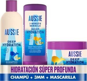 Lee más sobre el artículo <a href="https://amazon.es/dp/B0DJ97TY1D?tag=techbeautydeals-21" target="_blank">Pack Aussie: hidratación profunda con champú, mascarilla y tratamiento.</a>