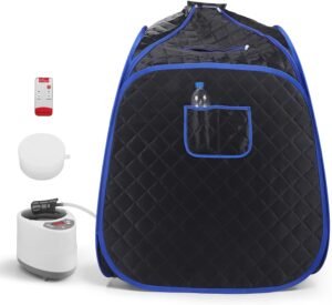 Lee más sobre el artículo <a href="https://amazon.es/dp/B0FD3QK89B?tag=techbeautydeals-21" target="_blank">Resume el contenido de Tnamdan Portable Sauna for Home, 3 Minutes Fast Heating and 9 Heat Levels, Portable Vapozone with 2.6L Steam en español y en sólo 10 palabras</a>