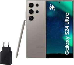 Lee más sobre el artículo <a href="https://amazon.es/dp/B0CNQ85JWL?tag=techbeautydeals-21" target="_blank">Resume el contenido de Samsung Galaxy S24 Ultra and Charger 45W, Mobile Phone with AI, Android Smartphone, 12 GB RAM, 512 GB Storage, 200MP Camera, S Pen, Long Battery Life, Titanium Grey (Spanish Version) en español y en sólo 10 palabras</a>