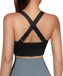 Lee más sobre el artículo <a href="https://amazon.es/dp/B0DQ8Q6GLQ?tag=techbeautydeals-21" target="_blank">Resume el contenido de Leversic Sports Bra with Adjustable Straps Women Padded Bra for Training Medium Support Bras for Gym Yoga Fitness and Running, Black/White, M en español y en sólo 10 palabras</a>