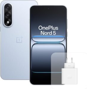 Lee más sobre el artículo <a href="https://amazon.es/dp/B0FD3V21NB?tag=techbeautydeals-21" target="_blank">Resume el contenido de OnePlus Nord 5 Smartphone with 12GB RAM 512GB, 6.83″ 144Hz AMOLED Screen, Snapdragon 8s 3 Generation, 50 MP Dual Camera, 5200 mAh Battery, with 80W Charger, Blue en español y en sólo 10 palabras</a>