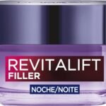 Lee más sobre el artículo <a href="https://amazon.es/dp/B01LS8JJTU?tag=techbeautydeals-21" target="_blank">Resume el contenido de L’Oréal Paris Revitalift Filler Revitalizing Night Cream, Anti-Wrinkle and Volume, Anti-Aging, With Hyaluronic Acid, 50 ml en español y en sólo 10 palabras</a>