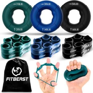 Lee más sobre el artículo <a href="https://amazon.es/dp/B0CTK9LQFV?tag=techbeautydeals-21" target="_blank">Resume el contenido de FitBeast Grip Strength Trainer, Finger Exerciser, Forearm Strengthener Kit – 9 Pieces, Hand Grip Strengthener for Directed Strength, Relief & Recovery en español y en sólo 10 palabras</a>