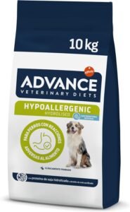 Lee más sobre el artículo <a href="https://amazon.es/dp/B0041LXR0E?tag=techbeautydeals-21" target="_blank">Resume el contenido de Advance Veterinary Diets Hypoallergenic Dog Food to Reduce Food Intolerances, 10 kg en español y en sólo 10 palabras</a>