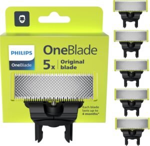 Lee más sobre el artículo <a href="https://amazon.es/dp/B0BS747TYL?tag=techbeautydeals-21" target="_blank">Resume el contenido de Philips OneBlade Original Blades, Compatible with All OneBlade and OneBlade Pro Handles, 5 Pack (Model QP250/50) en español y en sólo 10 palabras</a>