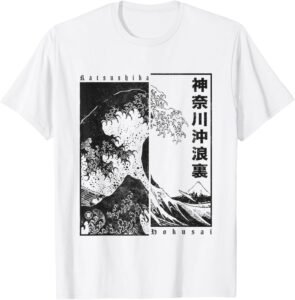 Lee más sobre el artículo <a href="https://amazon.es/dp/B0BCHGRGJ5?tag=techbeautydeals-21" target="_blank">Resume el contenido de Japanese Aesthetic Japanese Hokusai Big Wave Kanagawa T-Shirt, white, S en español y en sólo 10 palabras</a>