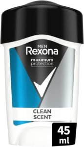 Lee más sobre el artículo <a href="https://amazon.es/dp/B00763AAUO?tag=techbeautydeals-21" target="_blank">Resume el contenido de Rexona Maximum Protection Clean Scent Antiperspirant Cream Deodorant for Men, 45 ml en español y en sólo 10 palabras</a>