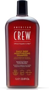 Lee más sobre el artículo <a href="https://amazon.es/dp/B08TTYWBYS?tag=techbeautydeals-21" target="_blank">Resume el contenido de American Crew – Daily Deep Moisturizing Shampoo, Champú Hidratante de uso diario, Aporta Hidratación y Suavidad, Ingredientes Naturales, Sin Siliconas, para Todo Tipo de Cabello, para Hombres en español y en sólo 10 palabras</a>