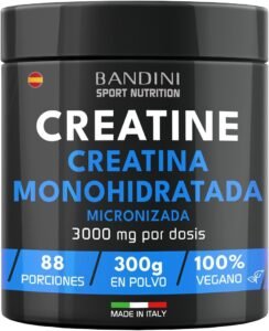 Lee más sobre el artículo <a href="https://amazon.es/dp/B09X5YJQLV?tag=techbeautydeals-21" target="_blank">Resume el contenido de Bandini® Micronized Creatine Powder – 100% Pure Creatine Monohydrate for Muscle Performance and Power – Unflavored – Includes Dispenser – 88 Servings – 300g Vegan – Creatine Powder en español y en sólo 10 palabras</a>