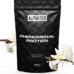 Lee más sobre el artículo <a href="https://amazon.es/dp/B0D6LK9VPB?tag=techbeautydeals-21" target="_blank">Resume el contenido de Alphatier Phenomenal Protein Powder with BCAA and EAA – Vanilla 1kg – 84% Protein – Vanilla Protein Powder with Amino Acids – Gluten + Lactose Free – Vegan en español y en sólo 10 palabras</a>