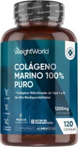 Lee más sobre el artículo <a href="https://amazon.es/dp/B079C336Y3?tag=techbeautydeals-21" target="_blank">Resume el contenido de 100% Pure Hydrolyzed Marine Collagen 1200mg – 120 Capsules of Hydrolyzed Fish Collagen Peptides Type I and III – 2 Month Supply, Gluten Free and Non-GMO en español y en sólo 10 palabras</a>