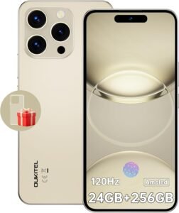 Lee más sobre el artículo <a href="https://amazon.es/dp/B0DQKXBLG3?tag=techbeautydeals-21" target="_blank">Resume el contenido de OUKITEL P1 Free Mobile Phones, AMOLED Screen 6.7″ 120Hz FHD+ Android 14 Smartphone, 24GB RAM+256GB ROM/2TB Mobile Phone, Camera 50MP+32MP, 5150mAh Battery, GPS/Face ID/Fingerprint, Gold en español y en sólo 10 palabras</a>