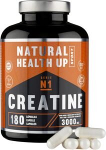 Lee más sobre el artículo <a href="https://amazon.es/dp/B07BK5L28X?tag=techbeautydeals-21" target="_blank">Resume el contenido de Creatine Monohydrate – Food supplement that facilitates the increase of muscle mass and strengthens endurance and improves physical performance. Non-GMO |100% Vegan | GMP QUALITY – 180 capsules en español y en sólo 10 palabras</a>