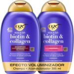 Lee más sobre el artículo <a href="https://amazon.es/dp/B0F1D7WK6Y?tag=techbeautydeals-21" target="_blank">Resume el contenido de OGX Biotin & Collagen Thick & Full+ Shampoo and Conditioner Set, Shampoo and Conditioner Set with Biotin and Collagen, Hair Texturizer for 72h Volume, Sulfate-free Surfactants, 2×385 ml en español y en sólo 10 palabras</a>