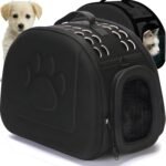 Lee más sobre el artículo <a href="https://amazon.es/dp/B0CN1D12K7?tag=techbeautydeals-21" target="_blank">Resume el contenido de Retoo Cat Dog Carrier Pet Carrier Bag Foldable Small Dog Bags Carrier Box for Kitten Puppy Rabbit Black en español y en sólo 10 palabras</a>