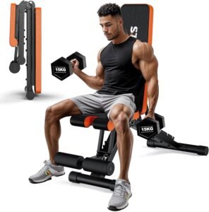 Lee más sobre el artículo <a href="https://amazon.es/dp/B0DT3PFZ4N?tag=techbeautydeals-21" target="_blank">Resume el contenido de Adjustable Folding Weight Bench – Multifunction Home Workout Bench with 400kg Load Capacity, 4 in 1 Incline Bench for Whole Body Workout en español y en sólo 10 palabras</a>
