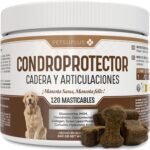 Lee más sobre el artículo <a href="https://amazon.es/dp/B0D2XTMMSM?tag=techbeautydeals-21" target="_blank">Resume el contenido de Chondroprotector Dogs – Glucosamine, MSM, Chondroitin, Collagen, Hyaluronic Acid – Strengthens Cartilages and Protects Joints – Natural Anti-Inflammatory – 120 Chews en español y en sólo 10 palabras</a>