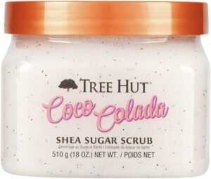 Lee más sobre el artículo <a href="https://amazon.es/dp/B07PR467S5?tag=techbeautydeals-21" target="_blank">Resume el contenido de Tree Hut – Sugar Body Scrub – Coconut Colada – 510g Bottle – Contains Pineapple & Shea Butter – Helps Restore Skin Shine – Nourishes Deep & Softens Dry Skin en español y en sólo 10 palabras</a>