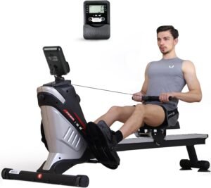Lee más sobre el artículo <a href="https://amazon.es/dp/B082CXQM7R?tag=techbeautydeals-21" target="_blank">Resume el contenido de ISE Rowing Machine for Home, Quiet, Magnetic Rowing Machine, Home Gym Rowing Machine with 8 Resistance Levels, Maximum Tensile Force of 15 kg, Rowing Machine Exercises at Home en español y en sólo 10 palabras</a>