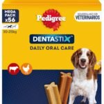 Lee más sobre el artículo <a href="https://amazon.es/dp/B007ZY4D0W?tag=techbeautydeals-21" target="_blank">Resume el contenido de Pedigree Dentastix Dental Snack for Oral Hygiene for Medium Dogs (1 Pack of 56 Units) en español y en sólo 10 palabras</a>
