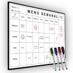 Lee más sobre el artículo <a href="https://amazon.es/dp/B0B86HBN6B?tag=techbeautydeals-21" target="_blank">Resume el contenido de Previs Magnetic Weekly Menu A4 – Magnetic Kitchen Chalkboard – Weekly Calendar Fridge Magnet en español y en sólo 10 palabras</a>