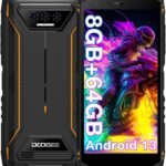 Lee más sobre el artículo <a href="https://amazon.es/dp/B0CNRPCZDR?tag=techbeautydeals-21" target="_blank">Resume el contenido de DOOGEE Water and Shock Resistant Mobile S41T, Android 13, 8GB +64GB, 6300mAh Battery, Free Mobile Phone 4G, Triple Camera 13MP, 5.5 Inch Anti-Shock Mobiles, NFC/Face ID/GPS, Orange en español y en sólo 10 palabras</a>