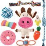 Lee más sobre el artículo <a href="https://amazon.es/dp/B0DMDKNBVN?tag=techbeautydeals-21" target="_blank">Resume el contenido de Dog Chew Toys for Small Dogs, 9 Puppy Chew Toys, Squeaky Dog Toys for Small Dogs, for Puppies for Teething Cute Toys en español y en sólo 10 palabras</a>