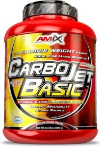 Lee más sobre el artículo <a href="https://amazon.es/dp/B00DH76CL4?tag=techbeautydeals-21" target="_blank">Resume el contenido de AMIX – Food Supplement – Carbojet Basic – Carbohydrates and Proteins to Increase Muscle Mass – With Whey Protein Concentrate – Muscle Recovery – Strawberry Flavor – 3 kg en español y en sólo 10 palabras</a>