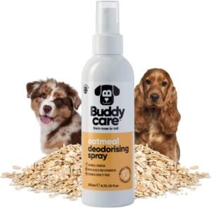 Lee más sobre el artículo <a href="https://amazon.es/dp/B0C4V69QS1?tag=techbeautydeals-21" target="_blank">Resume el contenido de Buddycare Dog Deodorant Spray – Oatmeal – Soothing Deodorant Spray for Dogs – With Aloe Vera and Pro Vitamin B5 200ml (Pack of 1) en español y en sólo 10 palabras</a>