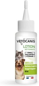 Lee más sobre el artículo <a href="https://amazon.es/dp/B00KRF40FY?tag=techbeautydeals-21" target="_blank">Resume el contenido de Vetocanis – Ear Cleaner for Dogs and Cats of All Ages and Sizes – Hygiene for Ears – All Breeds and Ages – Plant Extract Based Formula – Cat Ear Cleaner 60ml en español y en sólo 10 palabras</a>