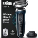 Lee más sobre el artículo <a href="https://amazon.es/dp/B0B3JBJZ6B?tag=techbeautydeals-21" target="_blank">Resume el contenido de Braun Series 7 Men’s Electric Shaver, Beard Shaver with EasyClick Precision Trimmer, 360° Flex, Dry and Wet Use, Rechargeable, Wireless, 71-B1200s, Blue en español y en sólo 10 palabras</a>