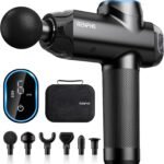 Lee más sobre el artículo <a href="https://amazon.es/dp/B09QPGTLG8?tag=techbeautydeals-21" target="_blank">Resume el contenido de Professional Muscle Massage Gun, RENPHO Power Massage Gun Handheld Massager Powerful and Quiet Deep Tissue LCD Touch Control Massager for Muscle Relaxation, Black en español y en sólo 10 palabras</a>