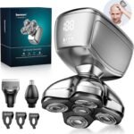 Lee más sobre el artículo <a href="https://amazon.es/dp/B0DJPKQPMY?tag=techbeautydeals-21" target="_blank">Resume el contenido de Kensen 3 in 1 Men’s Head Shaver, IPX6 Waterproof Bald Head Shaver with 5D Magnetic Heads, Hair Clipper and Nose, Shaving in Dry and Wet, USB-C Charging en español y en sólo 10 palabras</a>