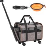 Lee más sobre el artículo <a href="https://amazon.es/dp/B0CFF9PXLJ?tag=techbeautydeals-21" target="_blank">Resume el contenido de VEVOR Pet Carrier with Wheels Load 9.9 kg Luggage for Cats 46 x 30 x 30 cm Pet Carrier with Telescopic Handle Shoulder Strap Zip with Self-Locking for Dogs, Grey en español y en sólo 10 palabras</a>