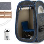 Lee más sobre el artículo <a href="https://amazon.es/dp/B0DMSMBQS4?tag=techbeautydeals-21" target="_blank">Resume el contenido de Homasis 3L Portable Sauna Steam Sauna with 9 Temperature Levels and 9 Timers, 1000 W Finnish Outdoor Sauna for Sauna Baths, Sweating, Detox (Black) en español y en sólo 10 palabras</a>