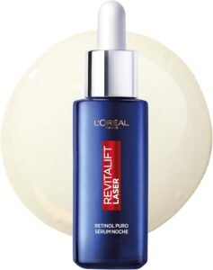 Lee más sobre el artículo <a href="https://amazon.es/dp/B08SS5TRP4?tag=techbeautydeals-21" target="_blank">Resume el contenido de L’Oreal Paris Dermo Expertise Revitalift Laser Night Serum with Pure Retinol, Anti-Aging Care, Corrects Deep Wrinkles, 30 ml (Pack of 1) en español y en sólo 10 palabras</a>