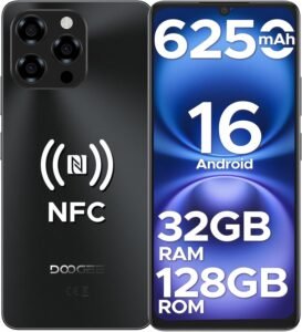 Lee más sobre el artículo <a href="https://amazon.es/dp/B0F548HL3L?tag=techbeautydeals-21" target="_blank">Resume el contenido de DOOGEE Note 58 Android 16 Mobile Phone, 6.75″ HD+IPS 90Hz, T7250 Octa Core, 32GB(8+24) + 128GB, 6250mAh Battery, 16MP+8MP, Body 8.6mm Phone, Face ID/NFC/OTG/GPS/Widevine L1/Dual SIM 4 G Mobile en español y en sólo 10 palabras</a>