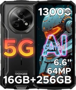 Lee más sobre el artículo <a href="https://amazon.es/dp/B0FFH8WQS2?tag=techbeautydeals-21" target="_blank">Resume el contenido de DOOGEE Fire 7 Unbreakable Mobile Phone 5G, 16GB+256GB/2TB Gemini AI Android 15 Mobile, 6.6″ 13000mAh Rugged Mobile, Dimensity 6300 Rugged Mobile, 64MP/Dual SIM 5G/OTG/NFC/GPS Gaming Mobiles 2025 en español y en sólo 10 palabras</a>