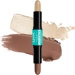 Lee más sobre el artículo <a href="https://amazon.es/dp/B00791F4KY?tag=techbeautydeals-21" target="_blank">Resume el contenido de NYX Professional Makeup Wonder Stick, Highlighter Stick & Contouring , Double End, Sculpt and Brighten, Vegan Formula, Universal Light en español y en sólo 10 palabras</a>